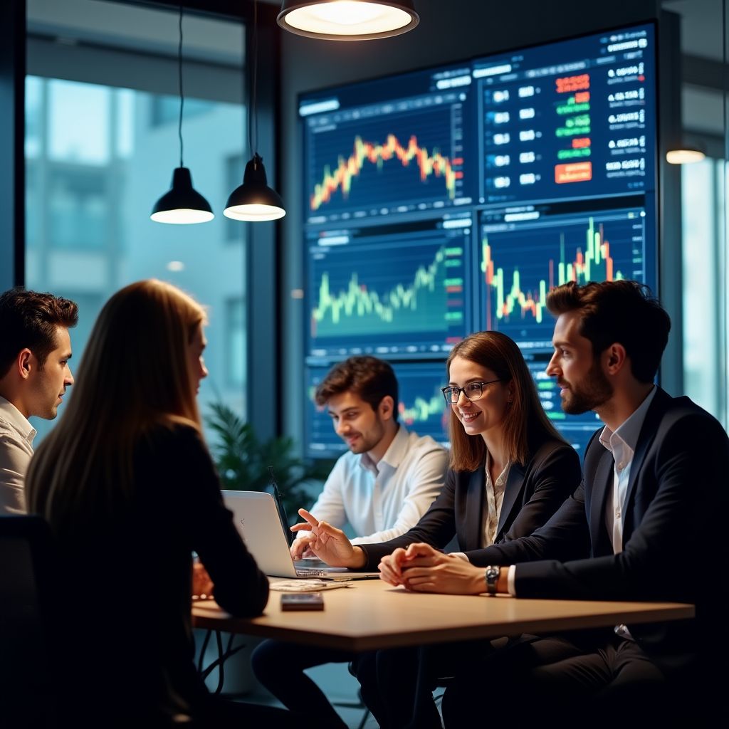 Equipo de FinanzApp Argentina en oficina moderna